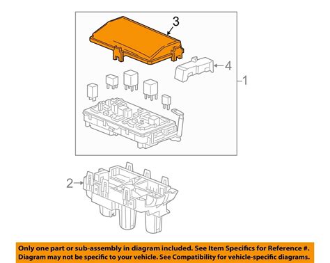 gm oem electrical-fuse relay box upper cover 2007 torrent|OEM GM Electrical Components .